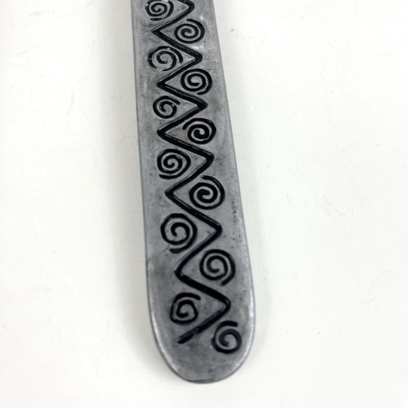 Wilton Armetale Reggae Pewter Serving Fork & Spoon - Picture 3 of 16